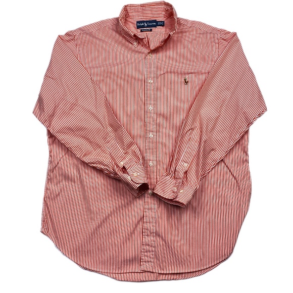 Striped * Polo Ralph Lauren Classic Fit Long Sleeve Button Down Shirt - XL - Picture 1 of 4
